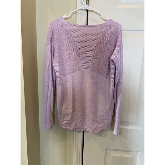 Lululemon V Neck Sweater Light Pink Pullover(M) - Picture 2 of 4